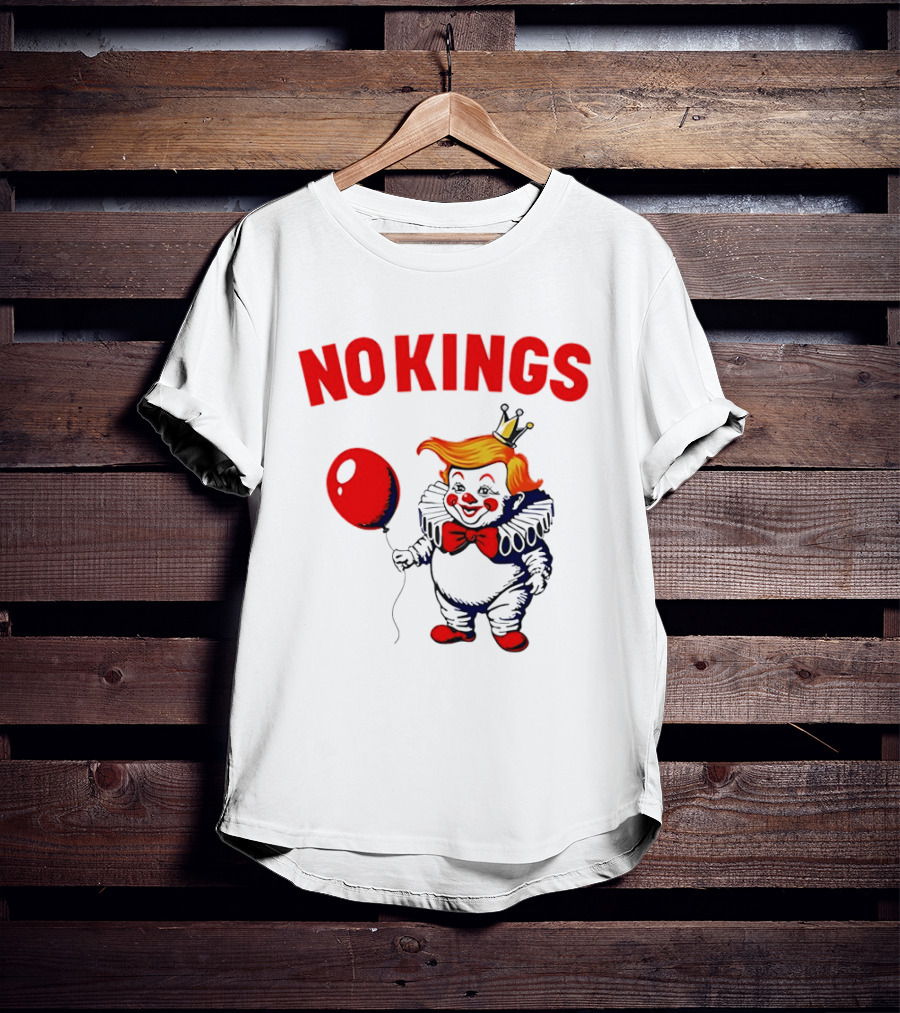 NOKINGS Trump Clown Red Balloon Crown T-Shirt