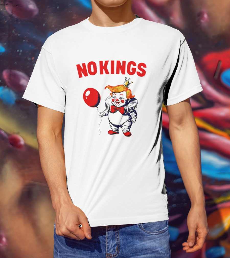 NOKINGS Trump Clown Red Balloon Crown T-Shirt