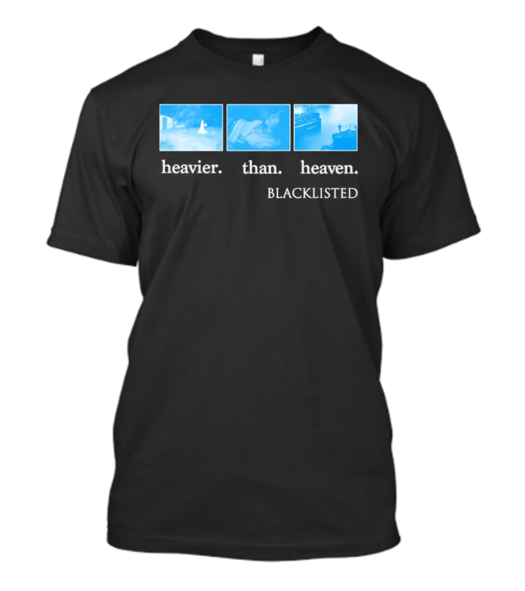Heavier Than Heaven Blacklisted Nirvana Tribute Grunge Aesthetic T-Shirt