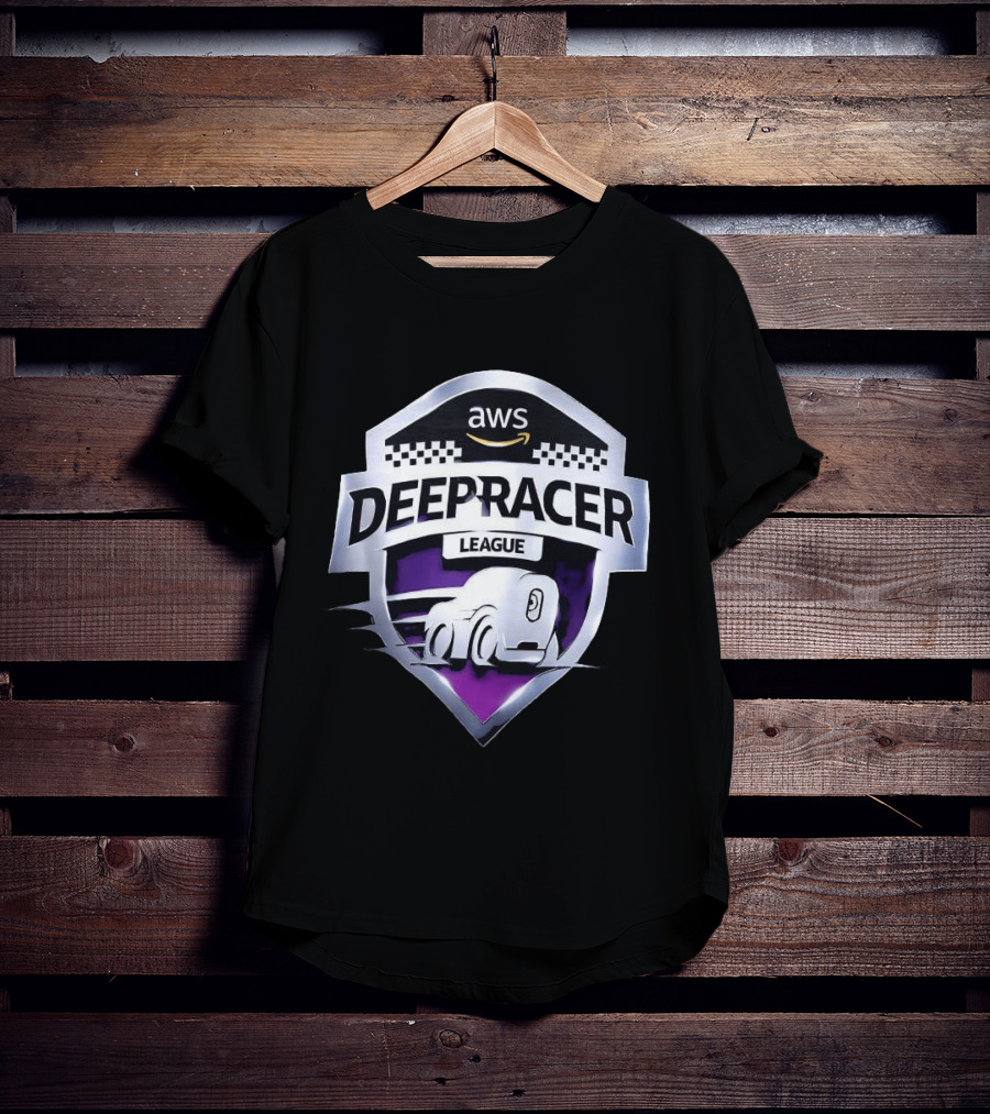 AWS DeepRacer League Shield Emblem Racing Championship T-Shirt