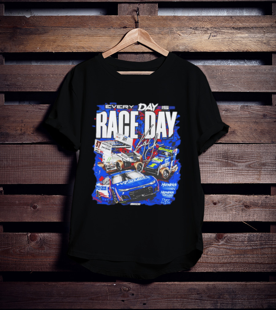 Hendrick Motorsports Every Day Is Race Day NASCAR Car Fans T-Shirt