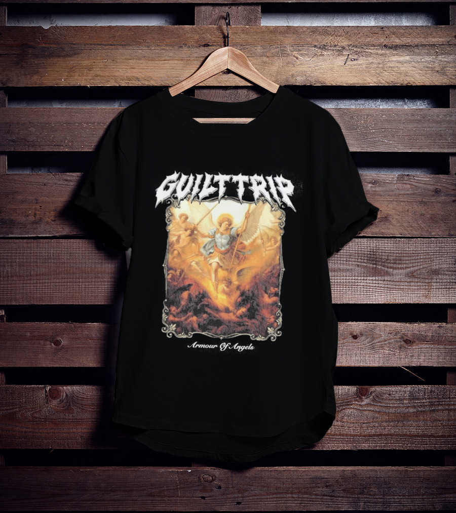 Guilt Trip Armour Of Angels Album Bundle Cover Archangel T-Shirt