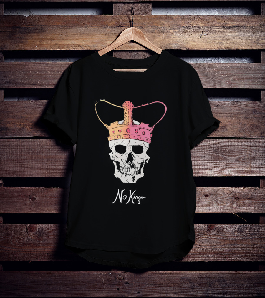 Skull No Kings Horror Crown T-Shirt
