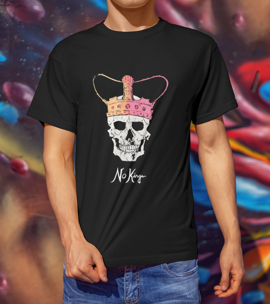 Skull No Kings Horror Crown T-Shirt
