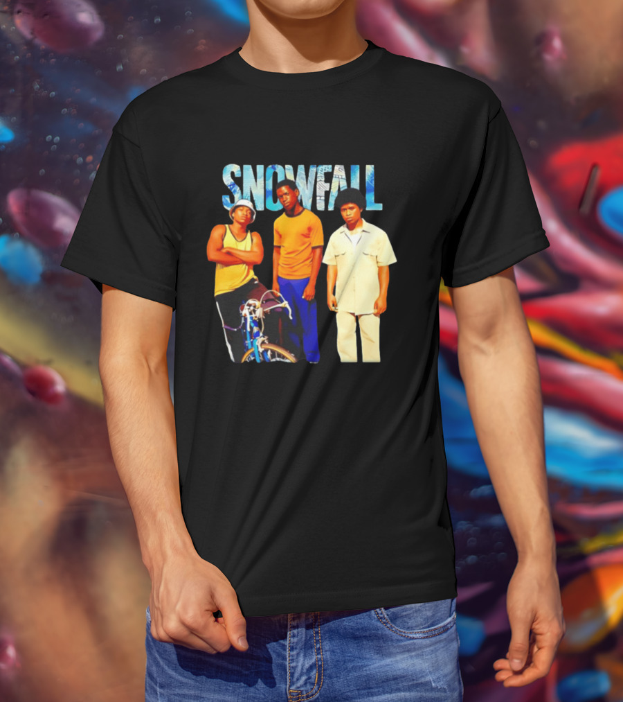 Snowfall 2017 TV Series Damson Idris Carter Hudson Gail Bean Actors T-Shirt