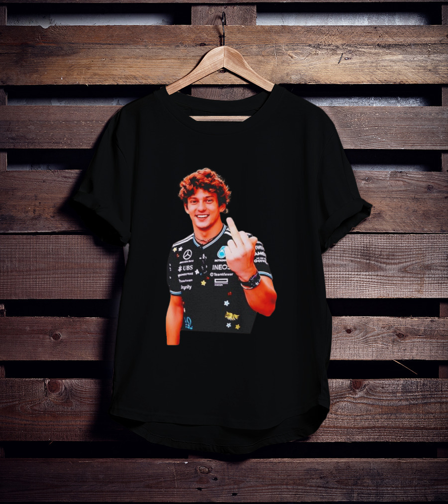 Kimi Antonelli F1 Racer Gesture Ineos Mercedes Team Viewer Racing T-Shirt