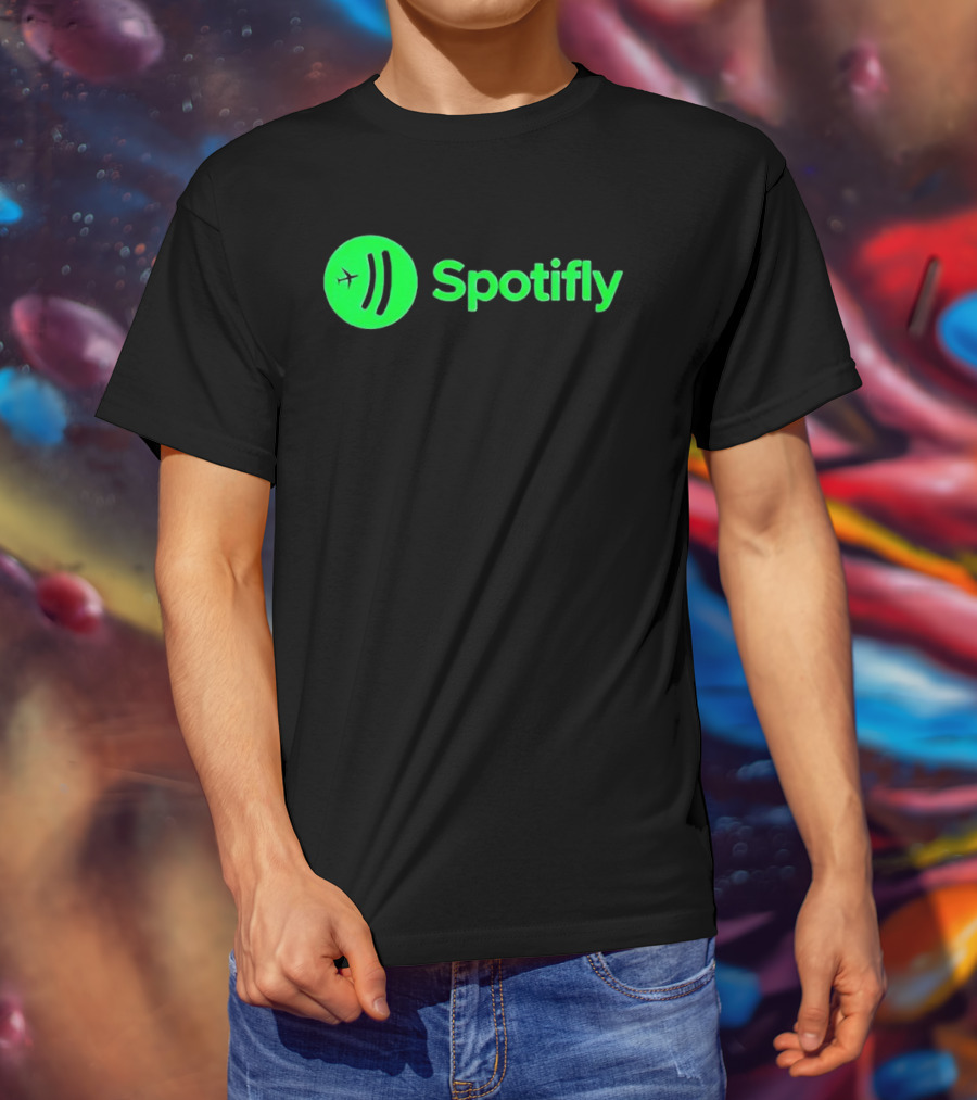 Spotifly 911 Parody Green Fly T-Shirt