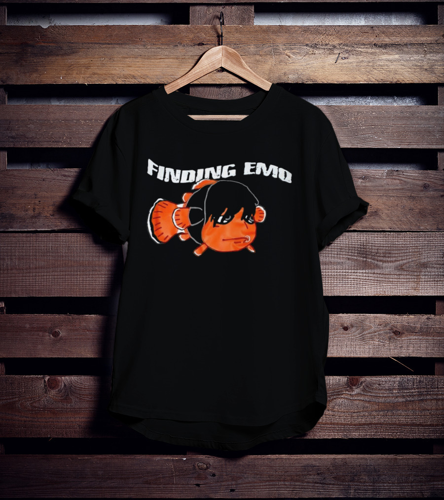 Finding Emo Clownfish Emo Hairstyle Playful Twist T-Shirt