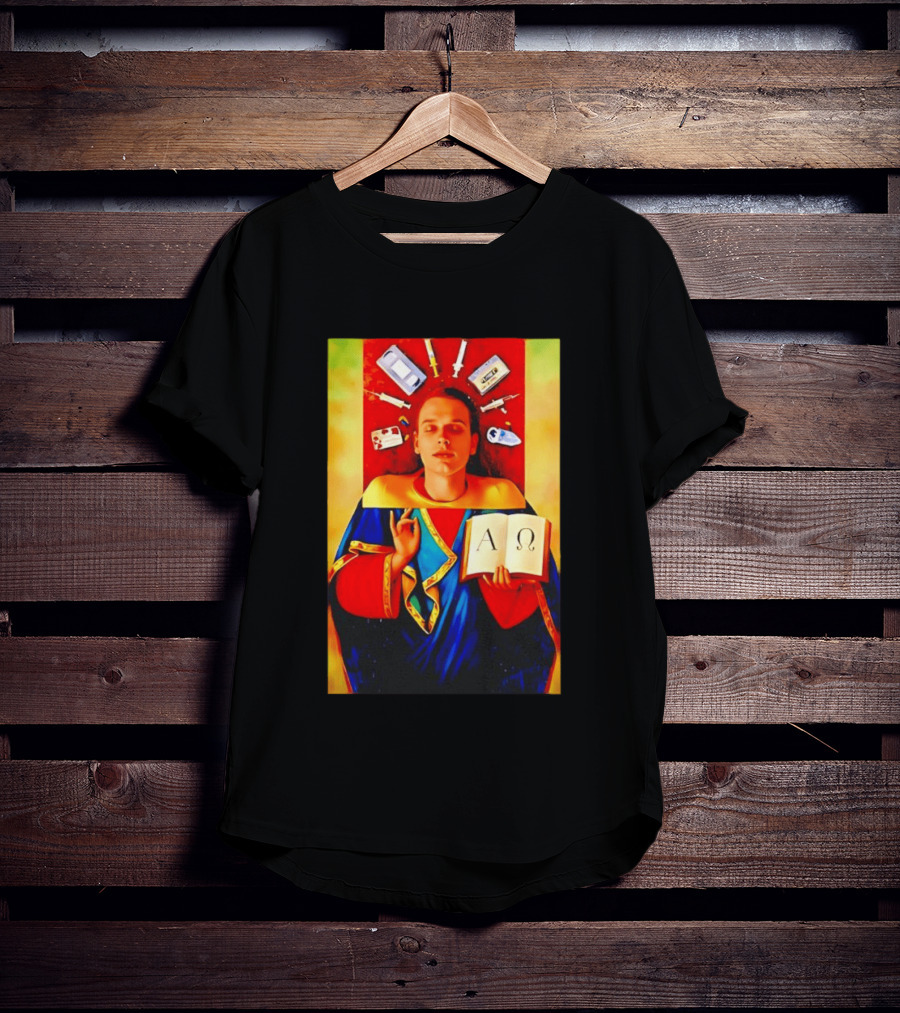 The Apostles Of Modernity Collage Meme Social Commentary Visual T-Shirt