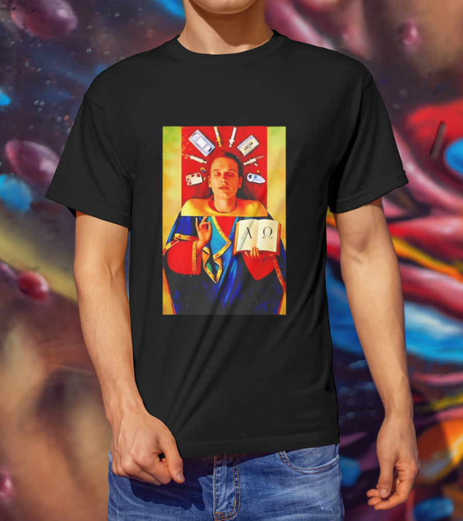 The Apostles Of Modernity Collage Meme Social Commentary Visual T-Shirt