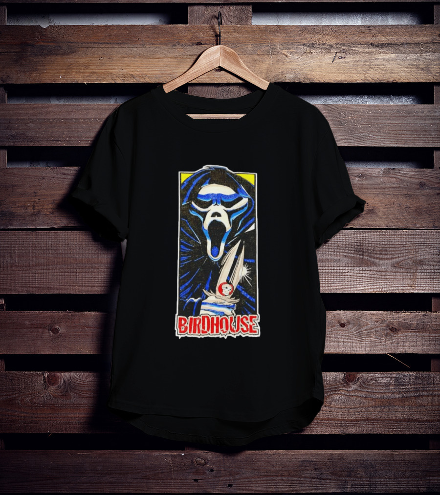 Birdhouse Ghostface Knife Skateboard T-Shirt