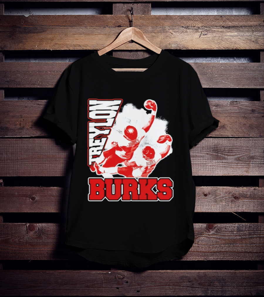Treylon Burks Washington Commanders Burks Football Action T-Shirt