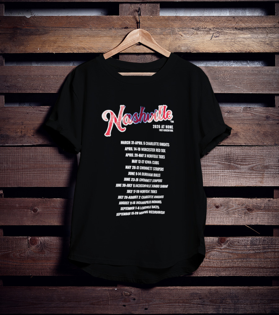 Nashville Home Show 2026 First Horizon Park Tour Dates And Locations T-Shirt