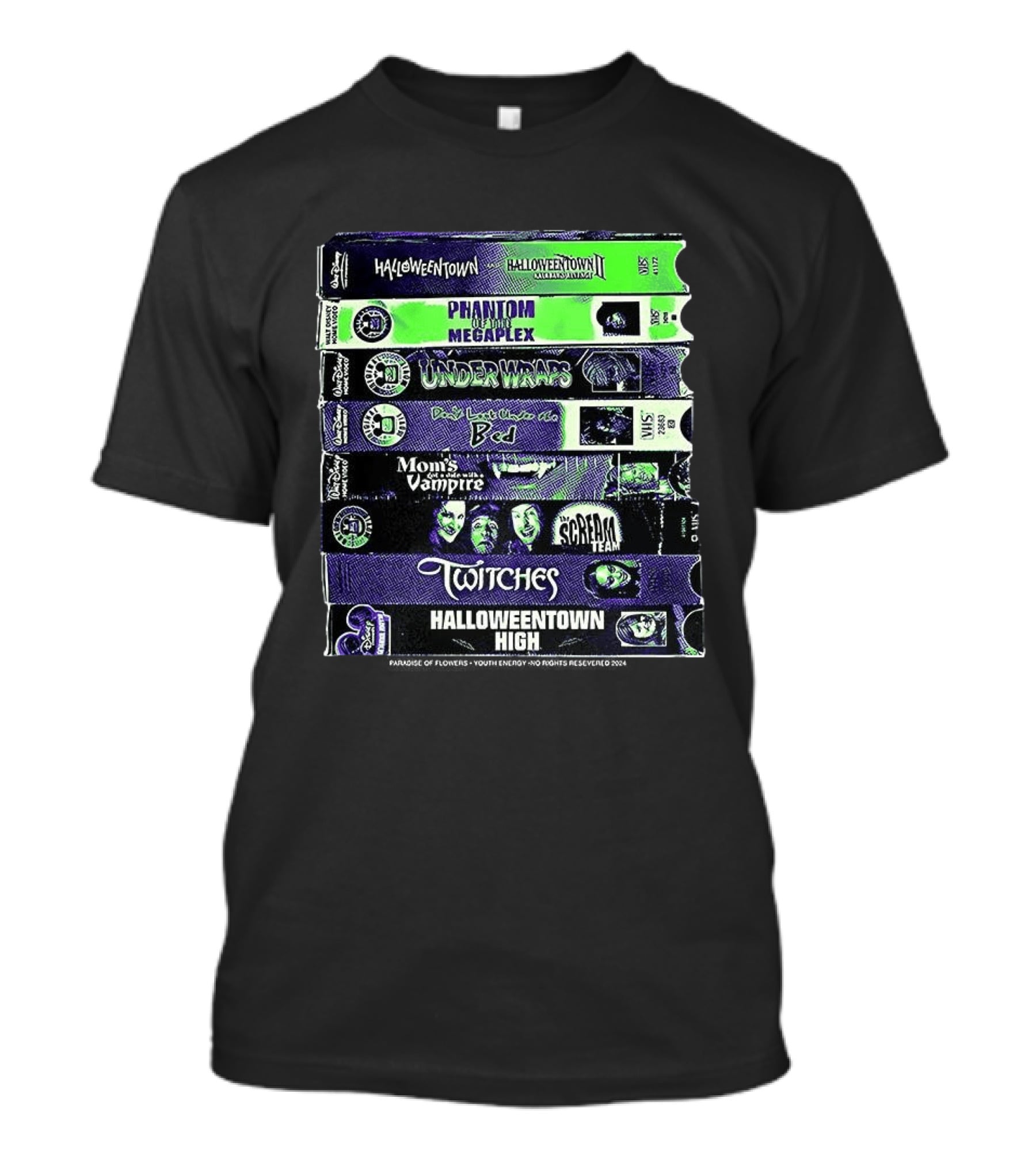 Halloweentown Movie Collection VHS Tapes Disney Channel Halloween Classics T-Shirt