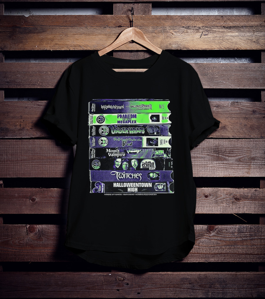 Halloweentown Movie Collection VHS Tapes Disney Channel Halloween Classics T-Shirt