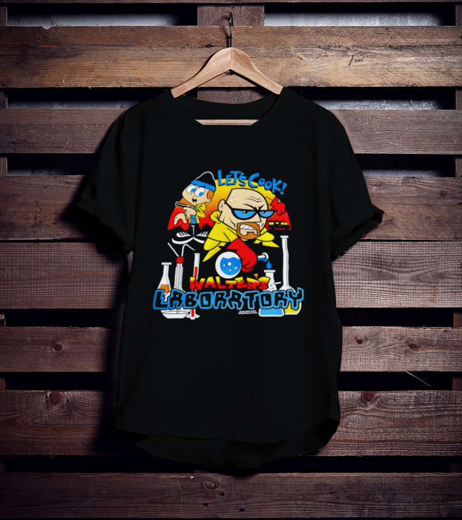 Walter's Laboratory Let's Cook Dexter's Lab Cartoon T-Shirt
