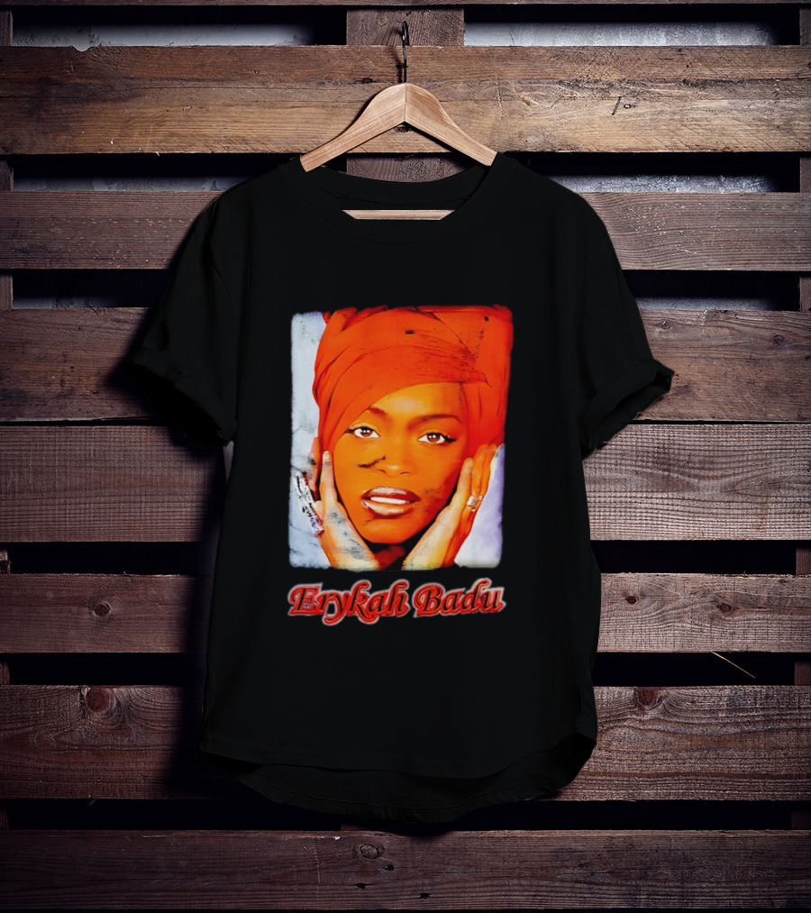 Erykah Badu Iconic Headwrap And Face T-Shirt