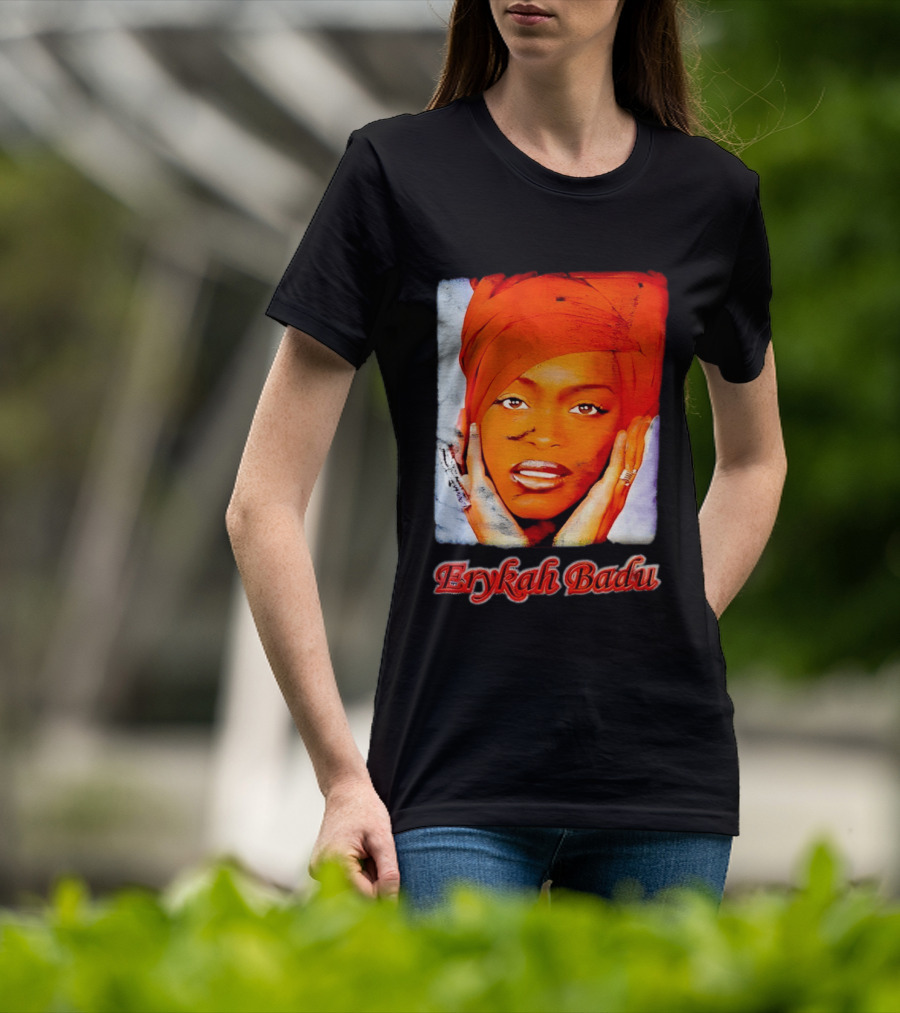 Erykah Badu Iconic Headwrap And Face T-Shirt