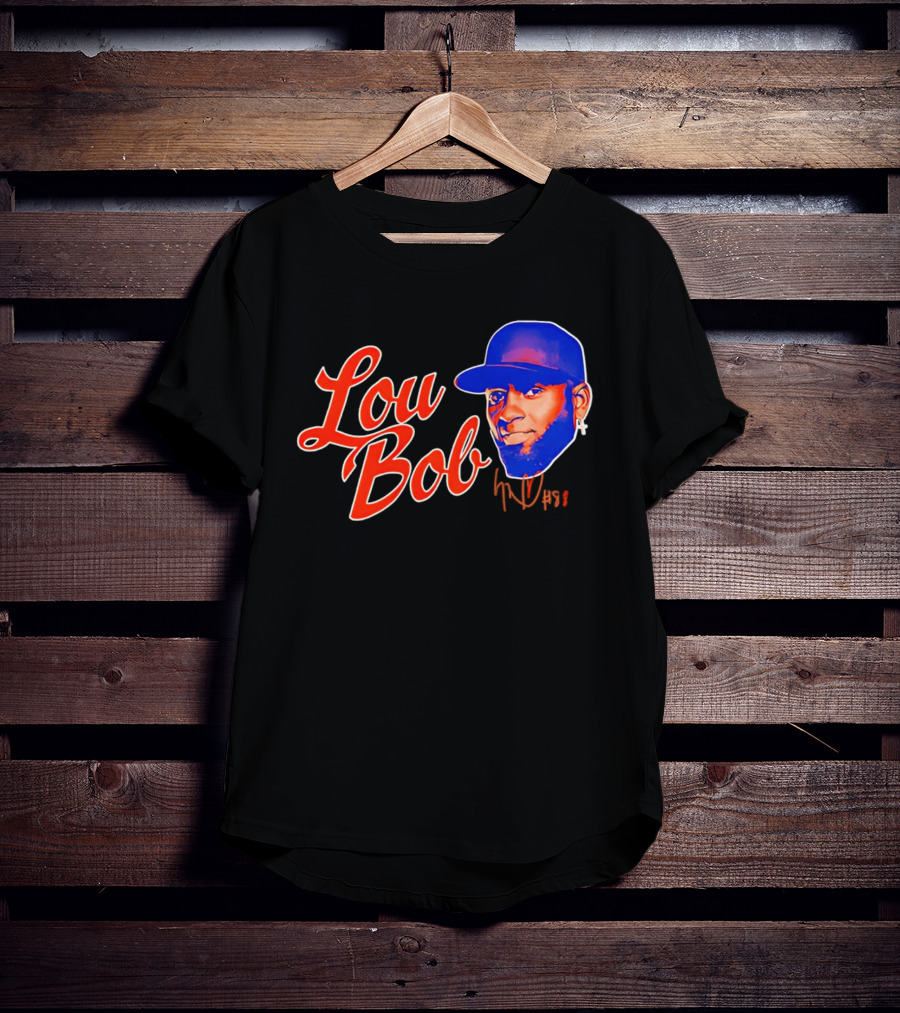 Lou Bob Luis Robert Jr New York Mets Big Head T-Shirt