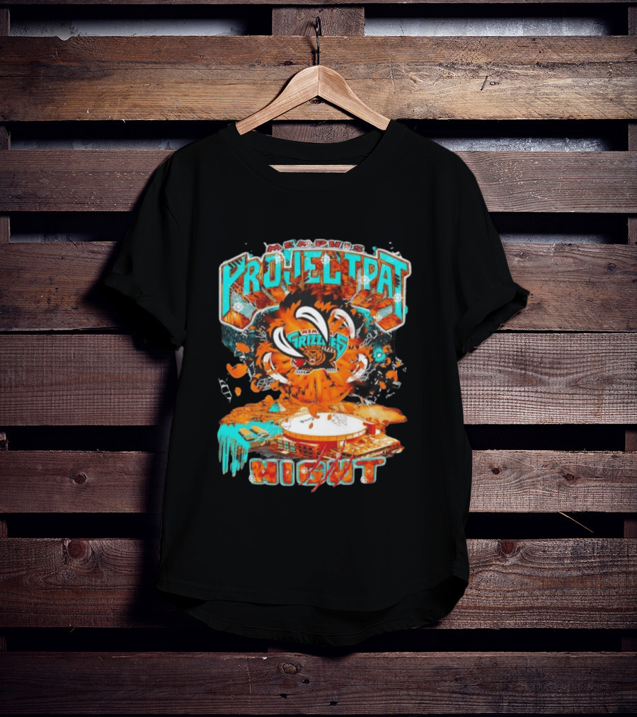 Memphis Grizzlies Project Pat Night Explosive Arena Event T-Shirt