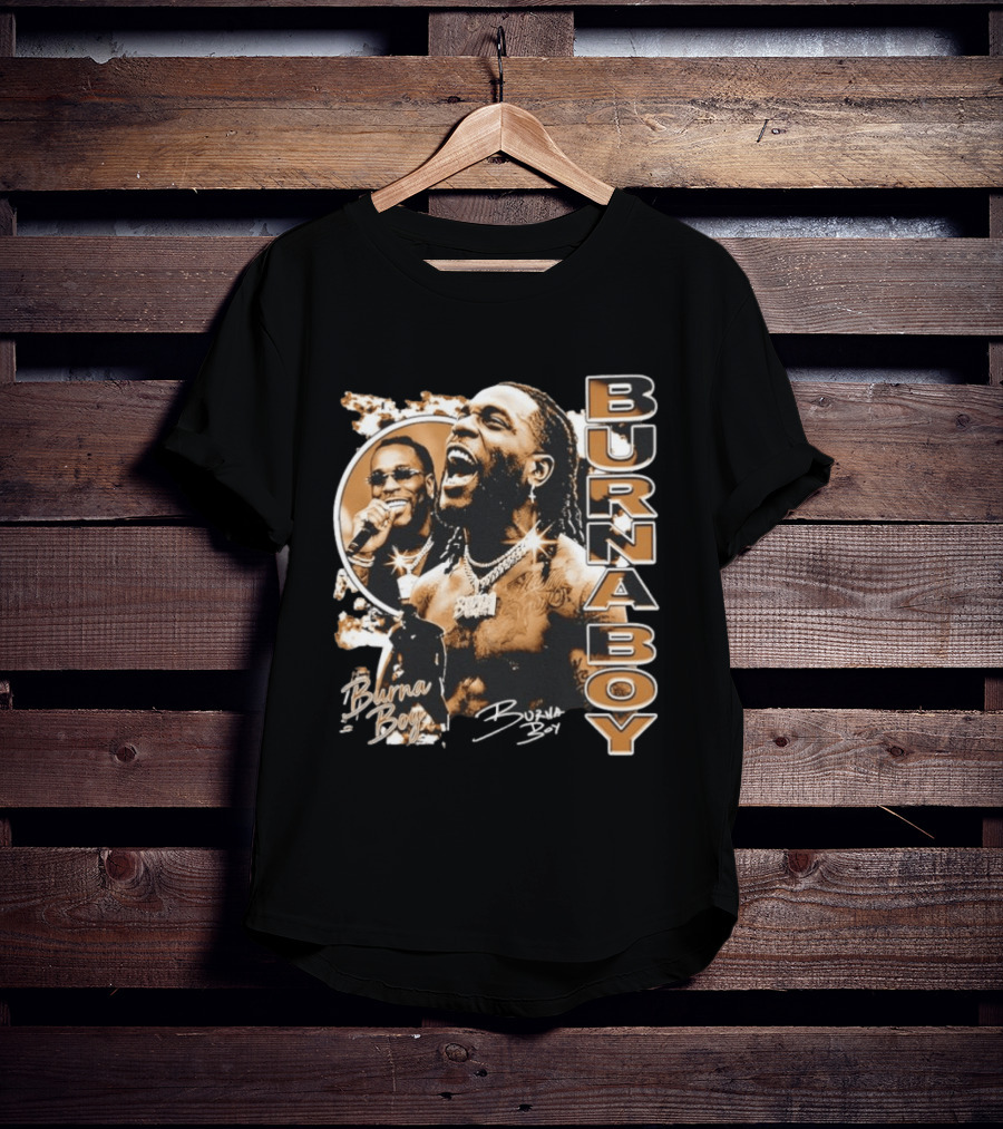 Burna Boy Iconic Music Lover Fan Merchandise T-Shirt