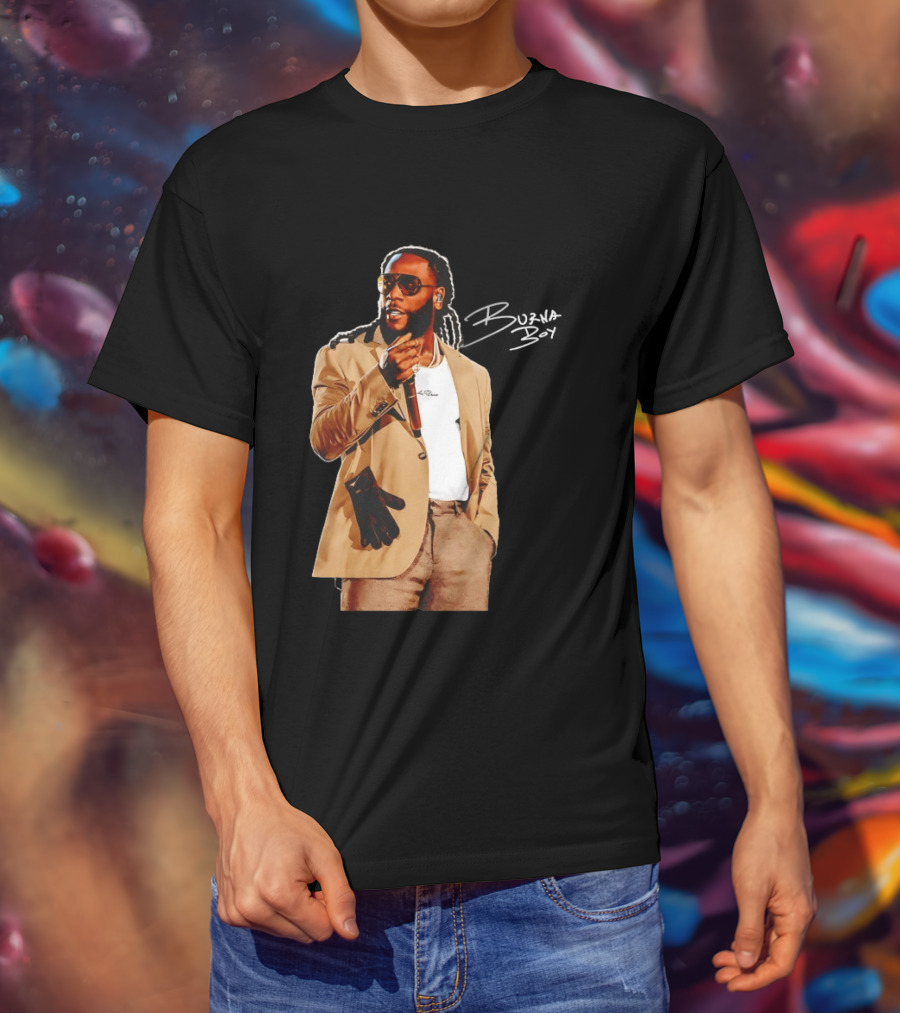 Burna Boy Rooted African Heritage Fashion T-Shirt