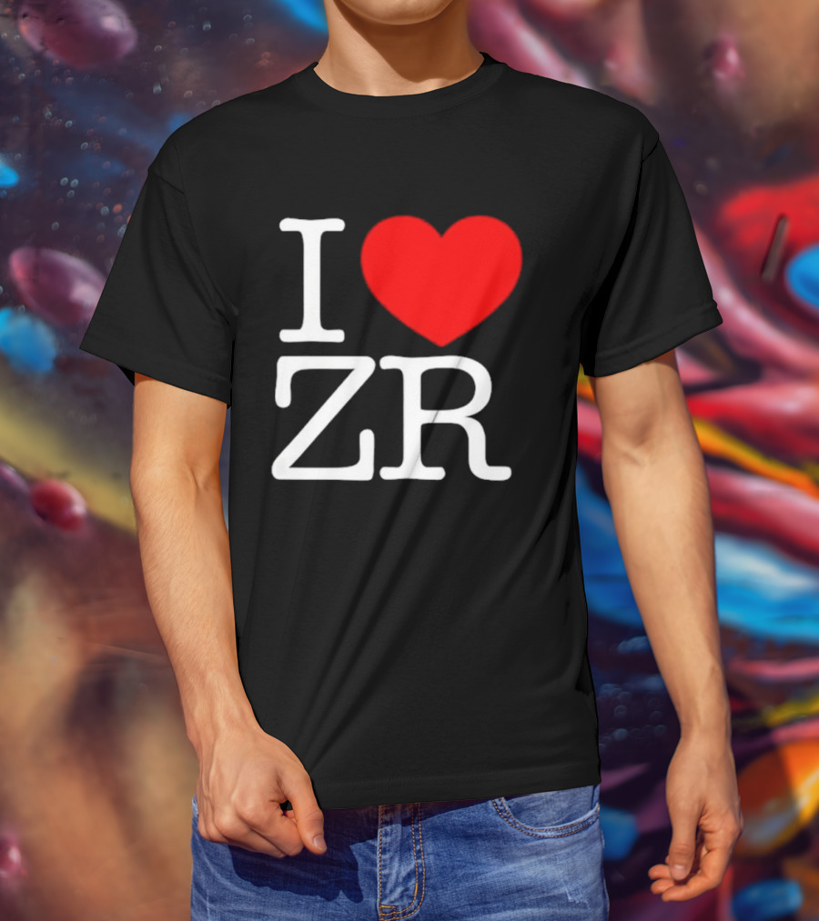 I Love ZR Red Heart T-Shirt