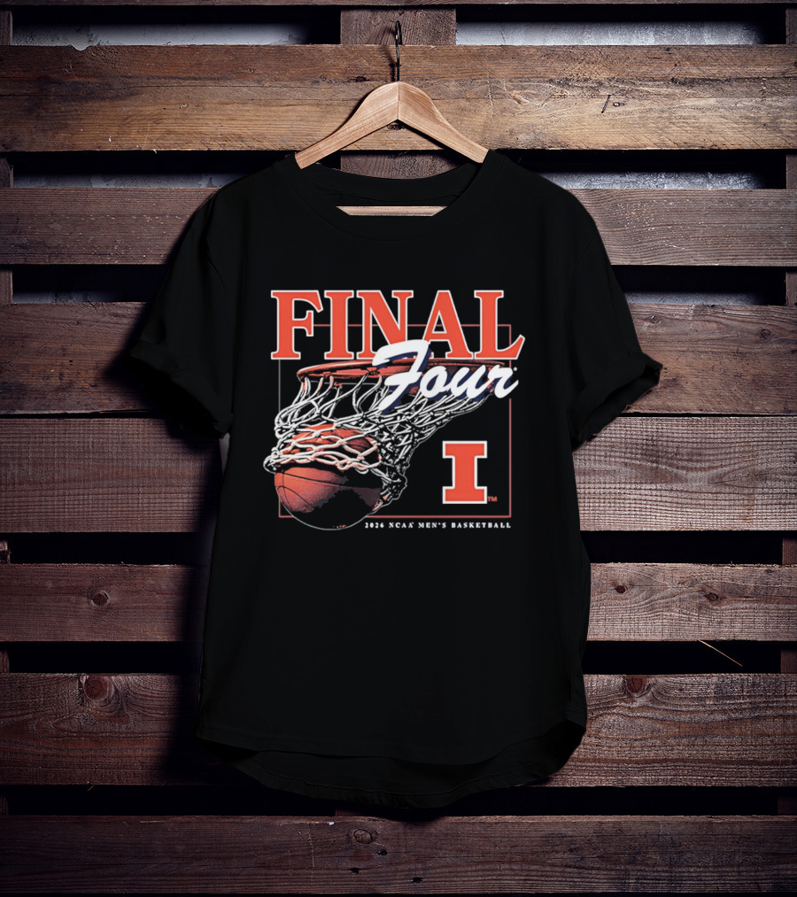 Illinois Final Four 2026 Men's Basketball NCAA March Madness T-Shirt