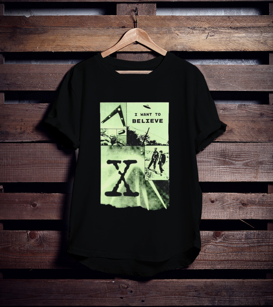 Paranormal I Want To Believe UFO X Files Aliens And Mysteries T-Shirt