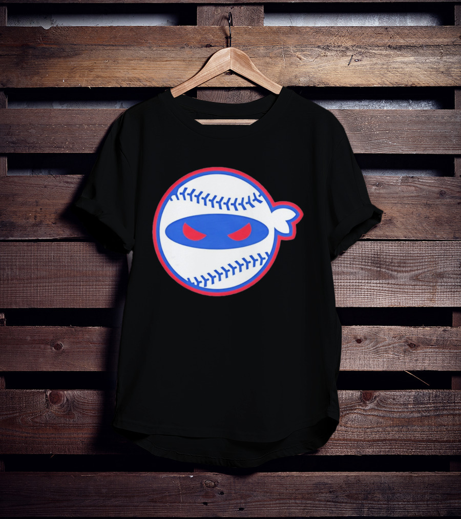 Pitching Ninja Baseball Eyes Atlanta T-Shirt