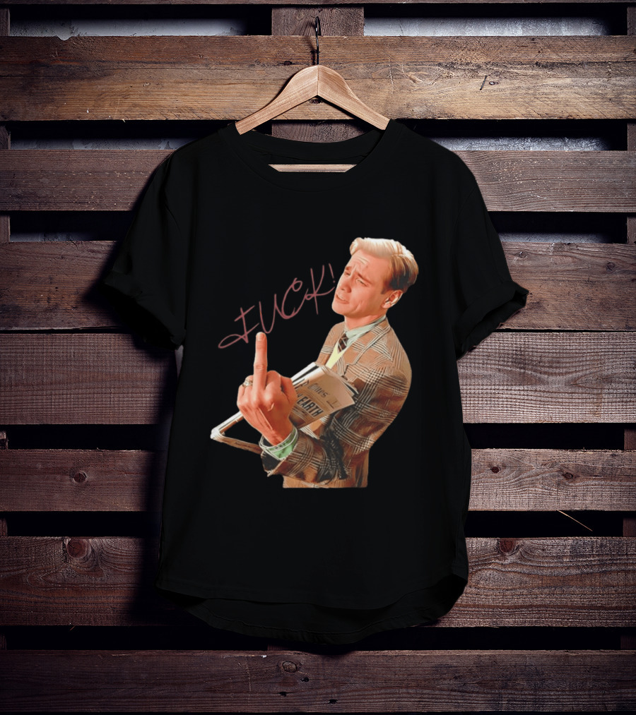 Jim Carrey Truman Show Middle Finger Meme Fuck Scene T-Shirt