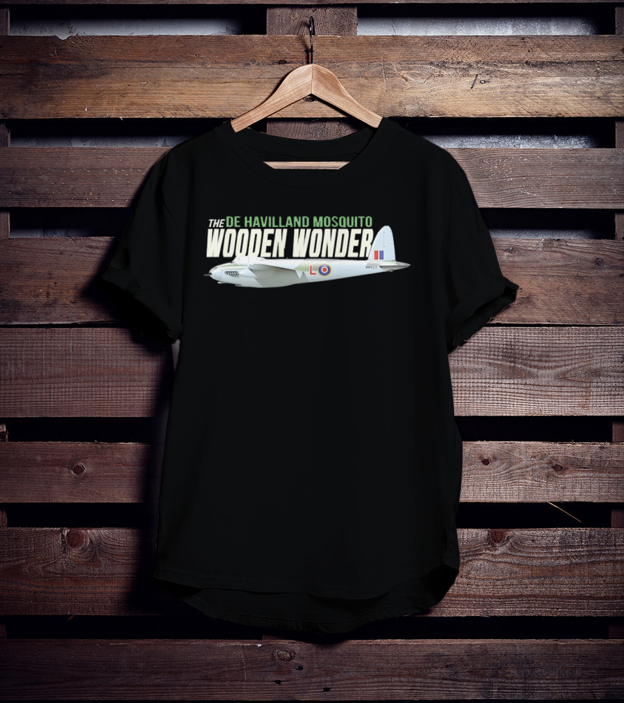 De Havilland Mosquito Wooden Wonder RAF Aircraft T-Shirt