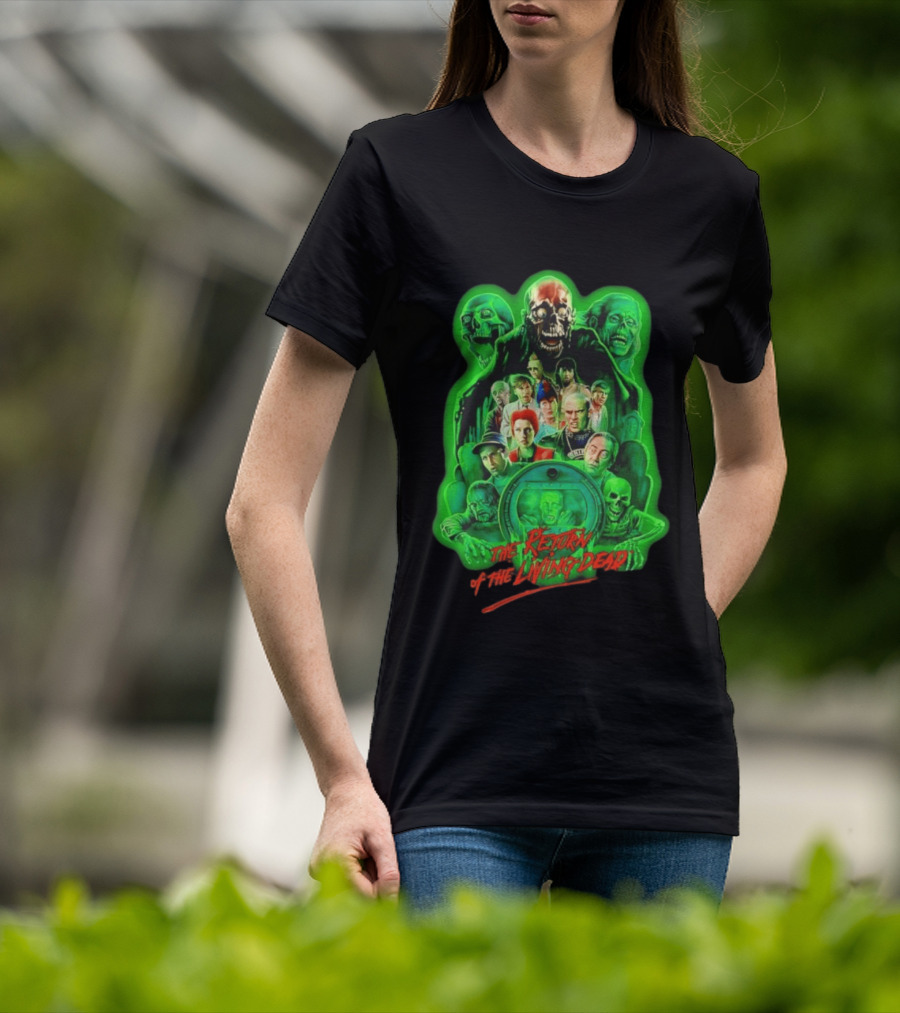 The Return Of The Living Dead 1985 Horror Zombie Movie Characters T-Shirt