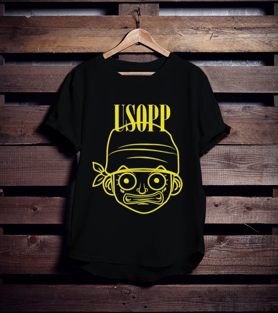 Ussop One Piece Straw Hat Crew Bandana Fan T-Shirt