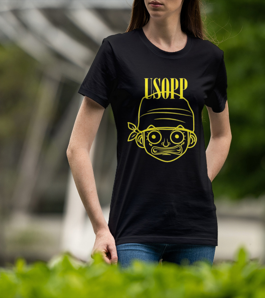 Ussop One Piece Straw Hat Crew Bandana Fan T-Shirt