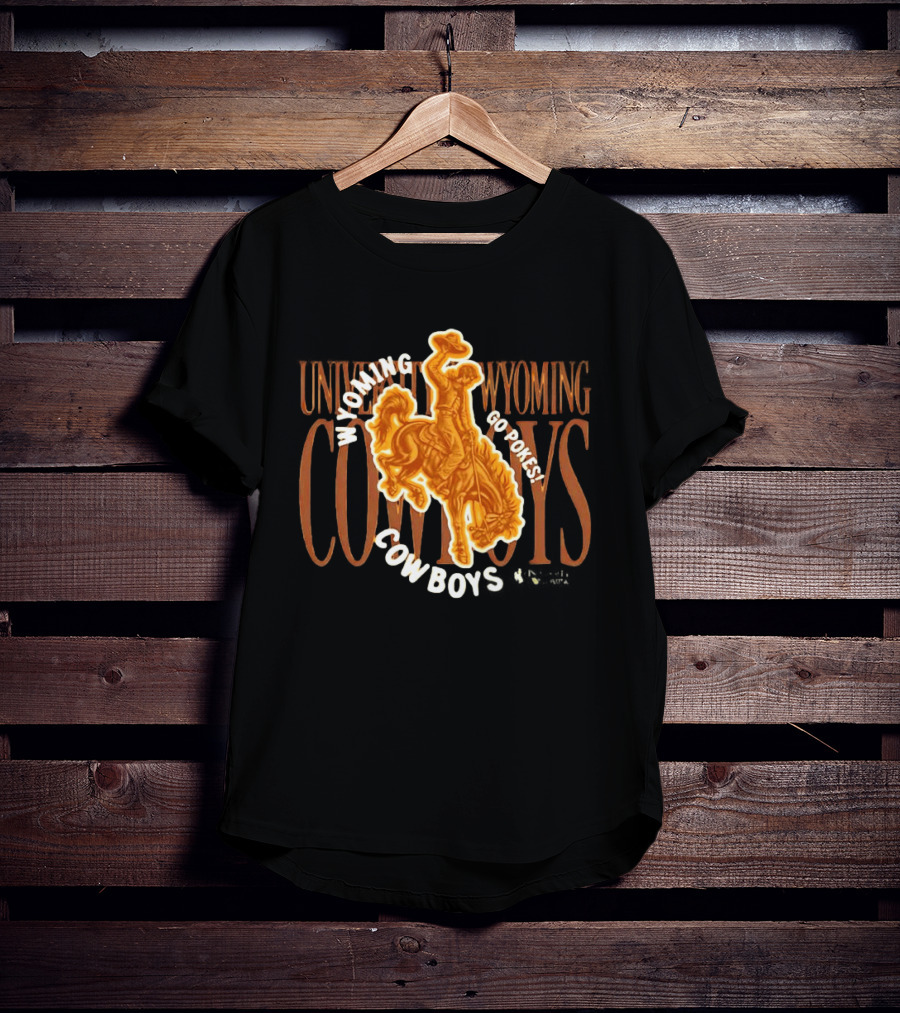 University Of Wyoming Cowboys Go Pokes Rodeo Spirit T-Shirt