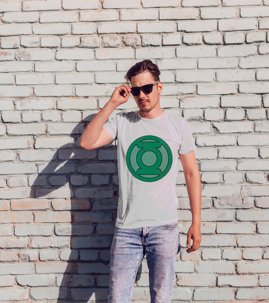 Green Lantern Corps Symbol Comics Hand Me Down T-Shirt