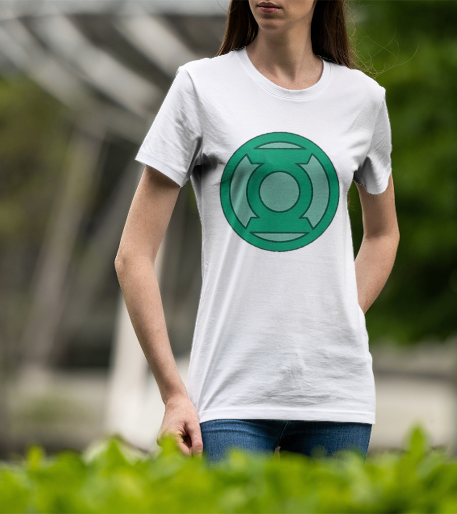 Green Lantern Corps Symbol Comics Hand Me Down T-Shirt