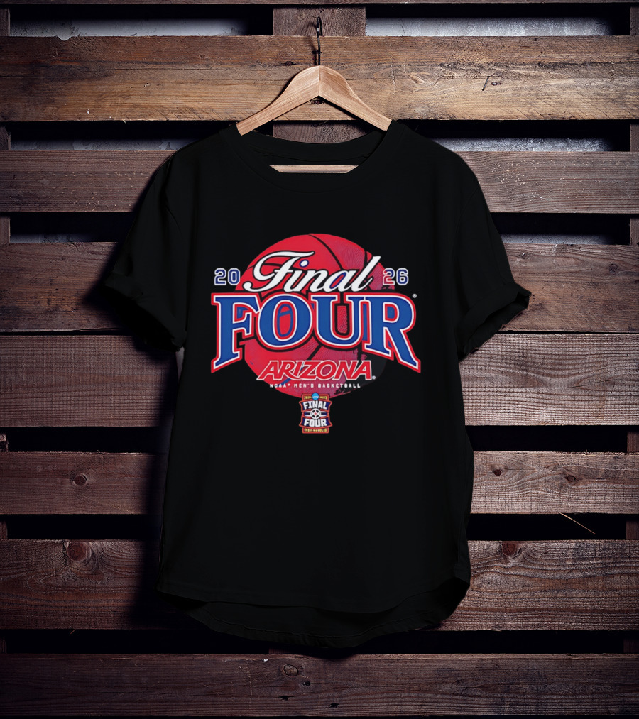Arizona Wildcats NCAA Final Four 2026 Basketball Tournament T-Shirt