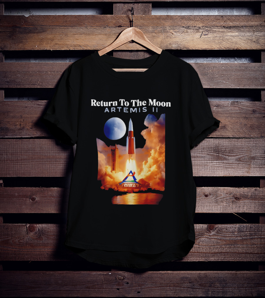 Artemis II Return To The Moon Rocket Launch NASA Mission T-Shirt