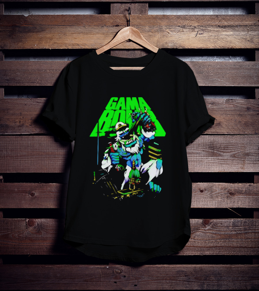 Gama Bomb Drink Up Skeleton Monster Cheers T-Shirt