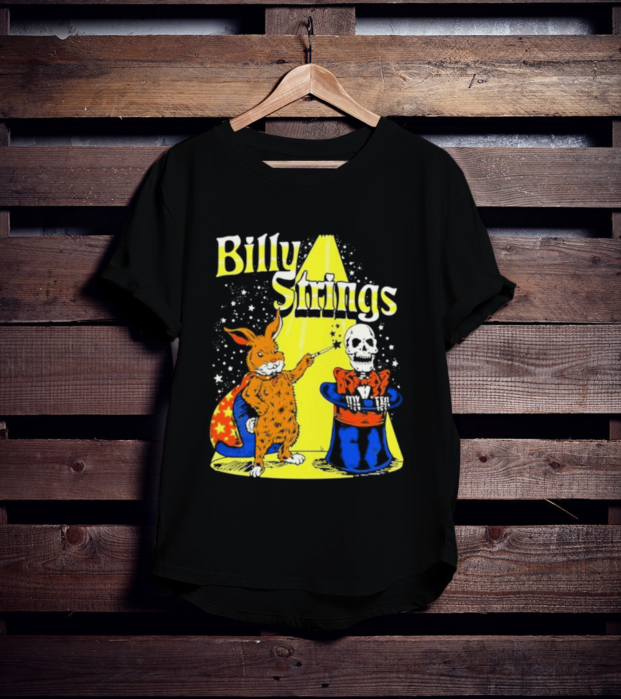 Billy Strings Rabbit Magician Skeleton Star Cape T-Shirt