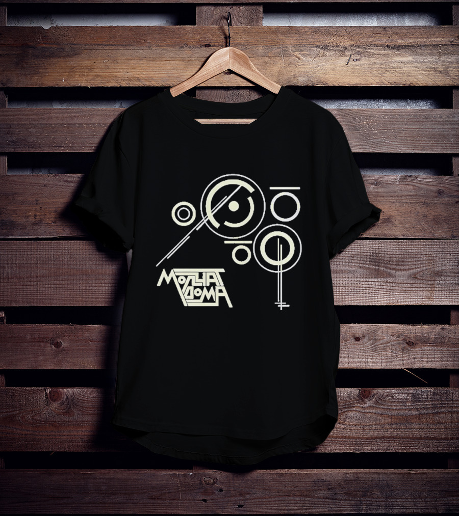 Molchat Doma Concert Geometric Circles And Lines T-Shirt