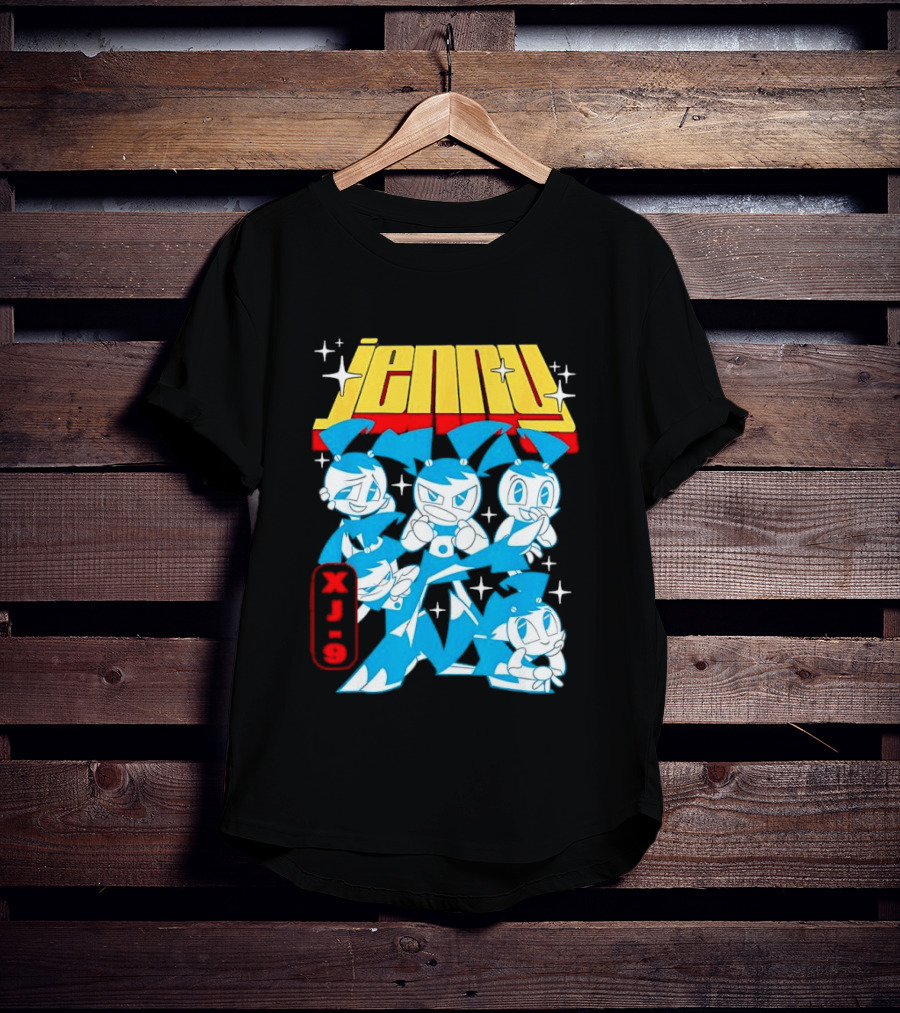 Jenny XJ 9 My Life As A Teenage Robot Blue Transformation T-Shirt