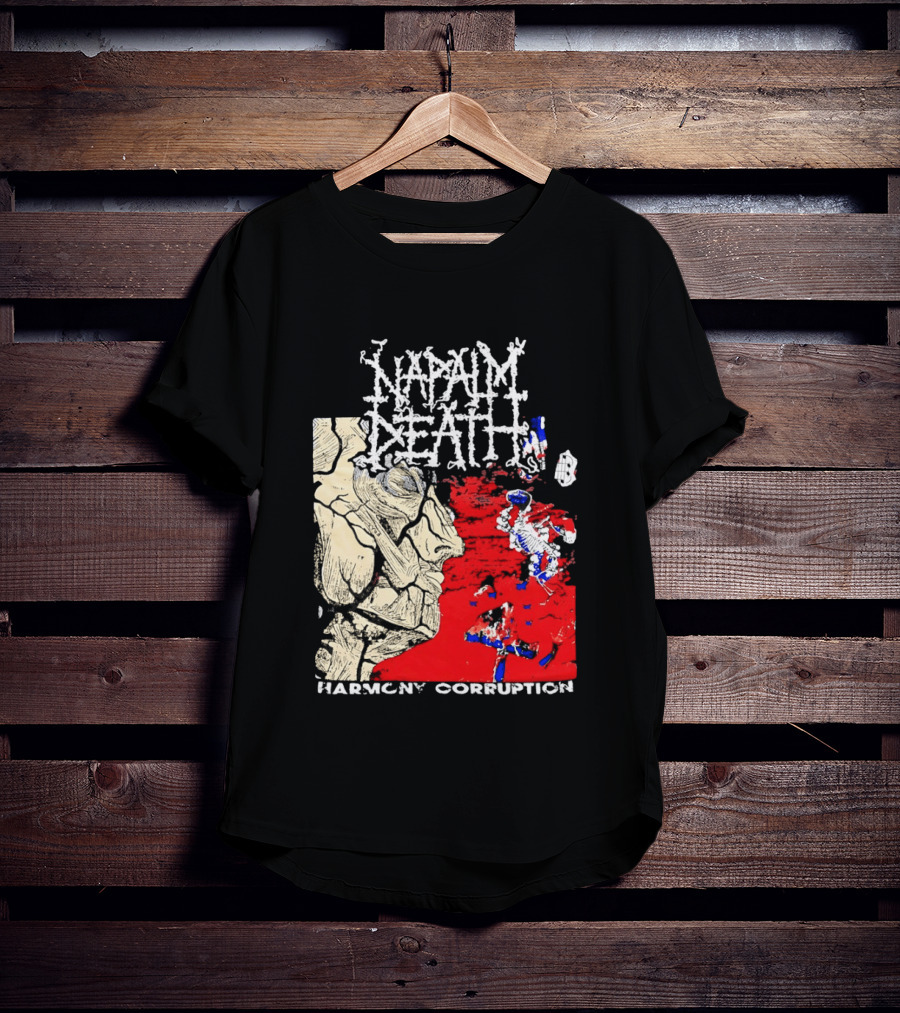 Napalm Death Harmony Corruption Abstract T-Shirt