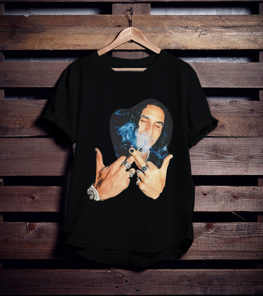 Brazil Matue Smoking Cigarette With Rings And Smoke T-Shirt