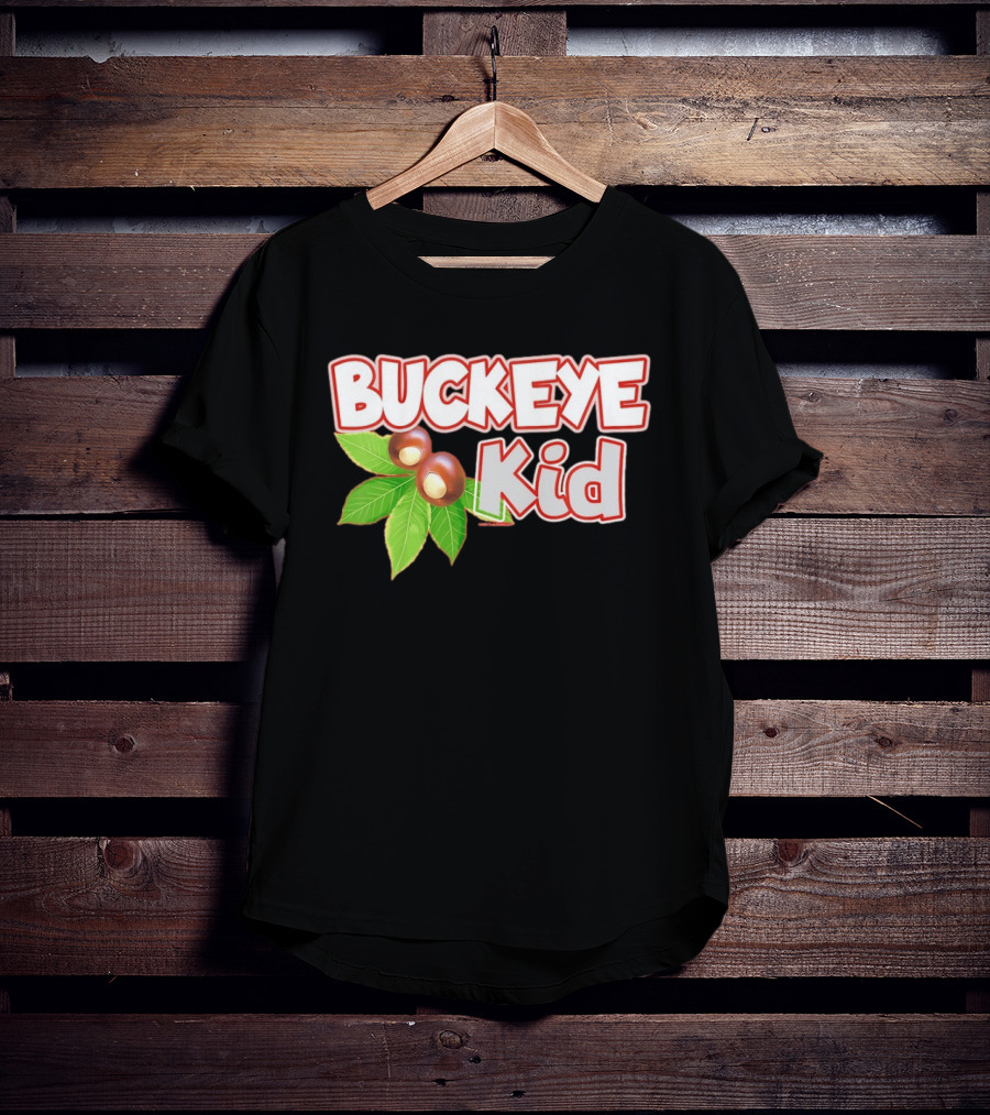 Buckeye Kid Ohio Tree Nut Leaf Home T-Shirt