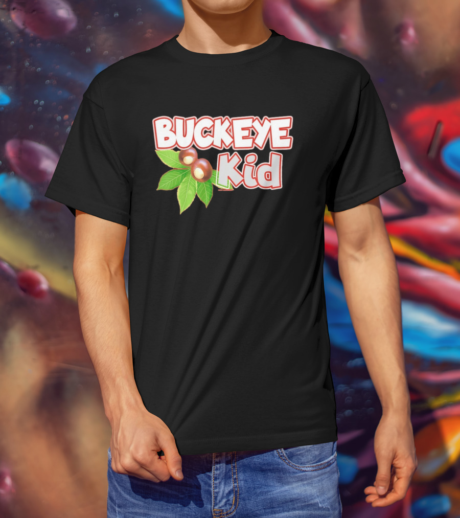 Buckeye Kid Ohio Tree Nut Leaf Home T-Shirt