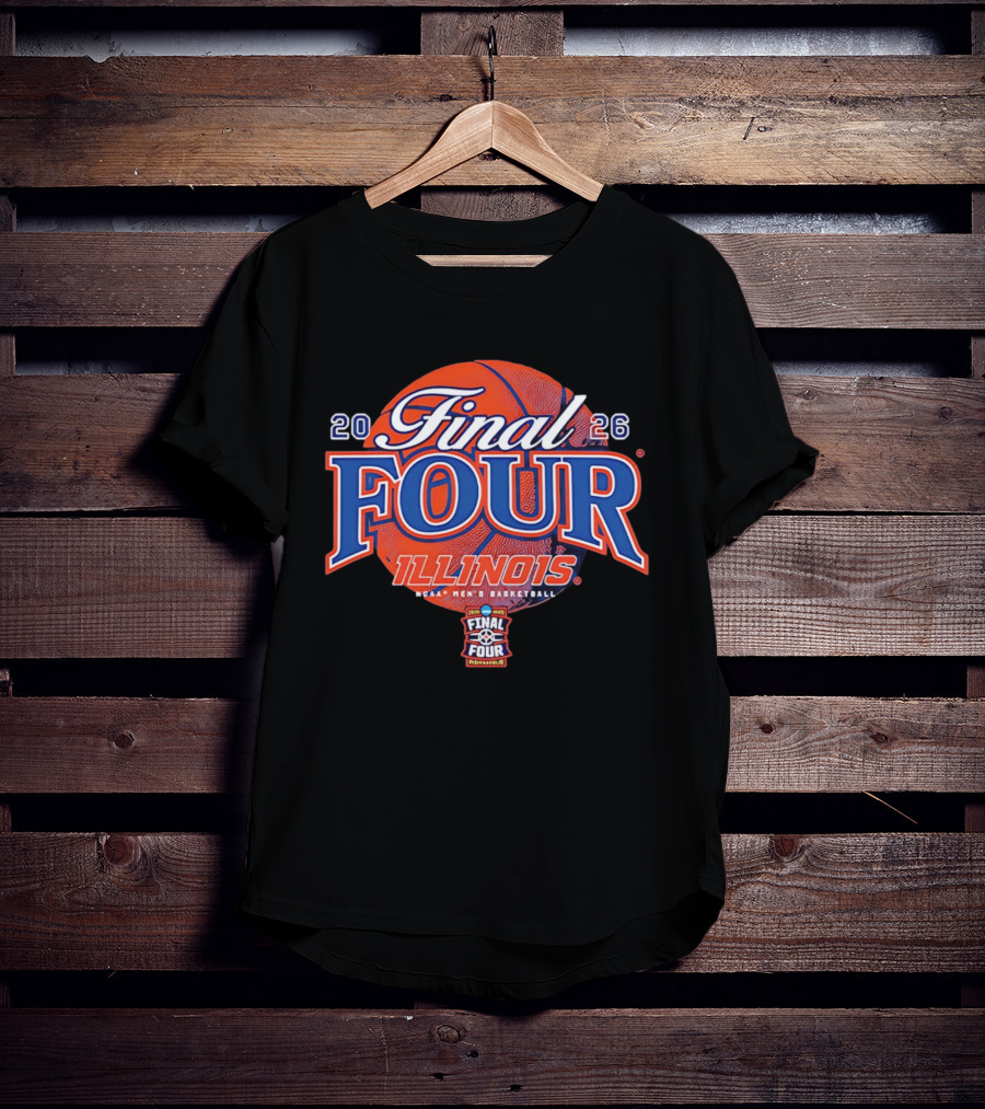 2026 Final Four Illinois NCAA Men's Basketball March Madness Indianapolis T-Shirt
