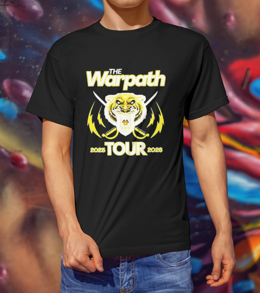 Buffalo Hockey The Warpath 2025 2026 Tour Lion T-Shirt